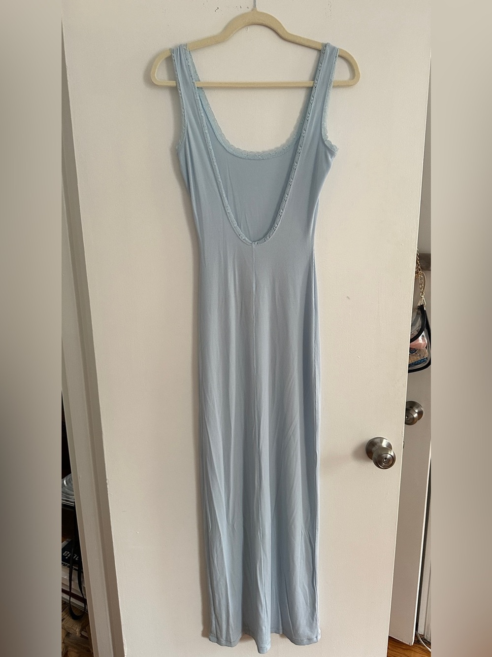 Skims Soft Lounge Lace Maxi Dress size Small - Picture 4 of 6